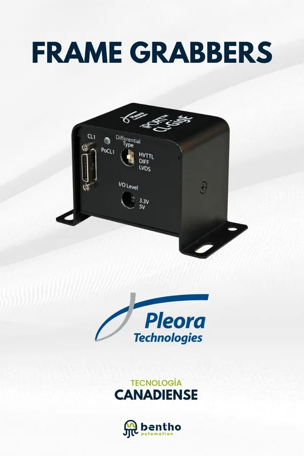 Pleora frame grabbers para captura de video industrial