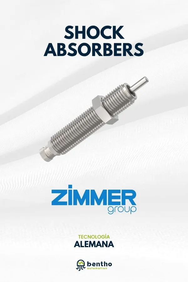 Amortiguadores industriales para sistemas robóticos